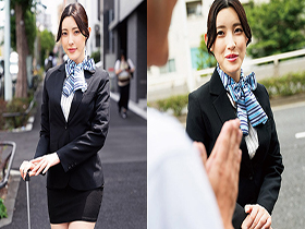 パンスト美脚CA 固定ディルド利き竿ゲーム!驚異的マ◯コ感覚でズバリ当てたら賞金GET!罰ゲームは5本のチ◯ポと強制乱交SEX!? サンプル動画サムネイル